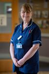 Anne Pemberton, Hospice at Home Team Leader, has been working throughout the coronavirus pandemic – photo credit Vikki Lince